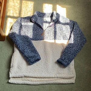 Blue and white Time and Tru half way zip-up! 💙